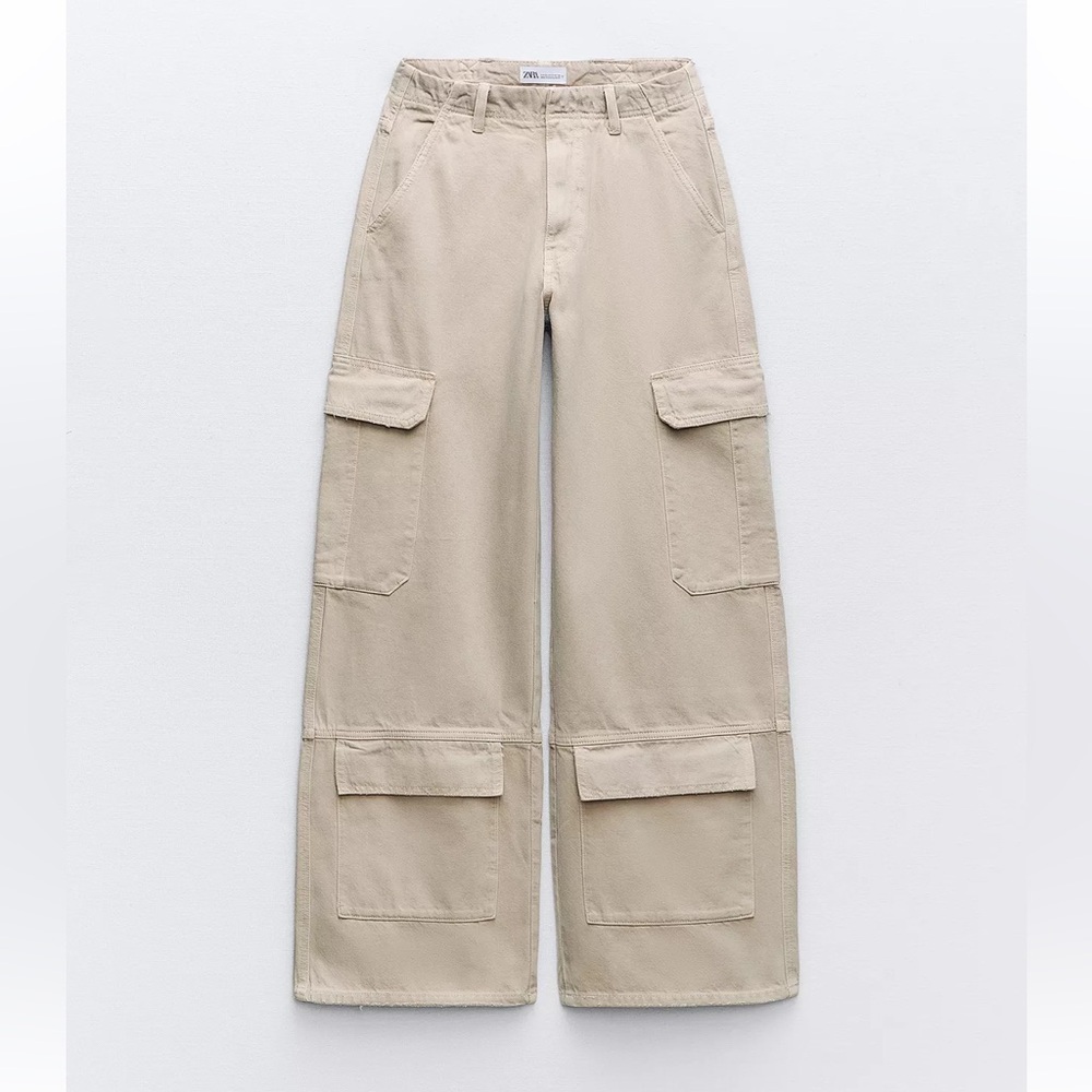 Zara Light Tan Trousers